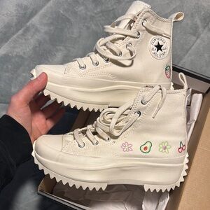 Converse Women's Cream High-Top Sneakers